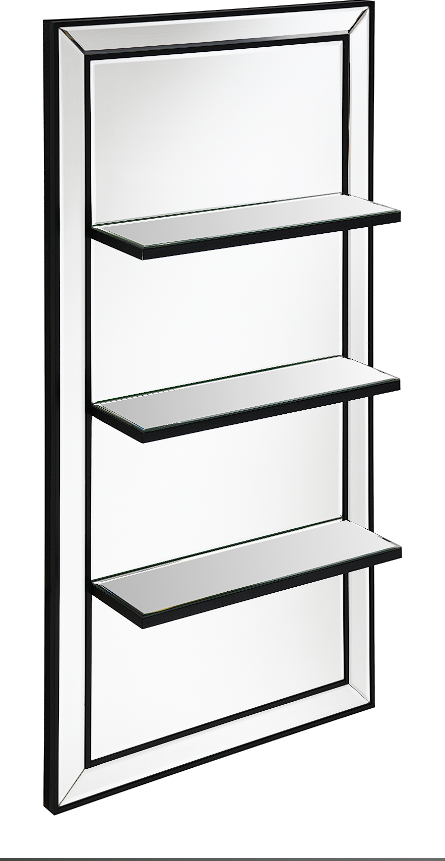 Oriel 3-Shelf Rectangle Wall Mirror