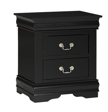 LOUIS PHILIP NIGHTSTAND BLACK