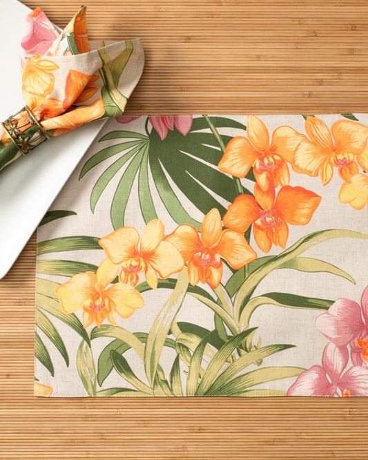 African Orchid Placemat