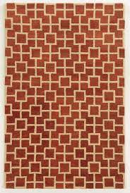 Rizzy Home 8'X10' Area Rug Julian Poin collection (RUST IVORY)