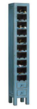 Wine Cabinet - Antique Aqua