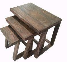 Sheesham Nesting Table Set