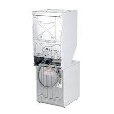 GE Unitized Spacemaker® 3.8 cu. ft. Capacity Washer with White Stainless Steel Basket and 5.9 cu. ft. Capacity