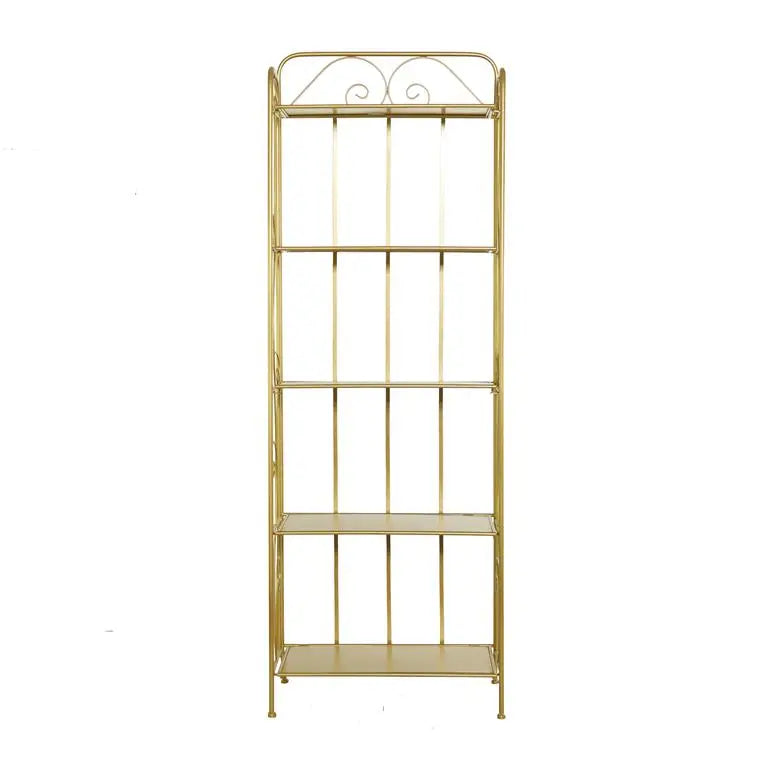 Gold Metal Glam Bakers Rack