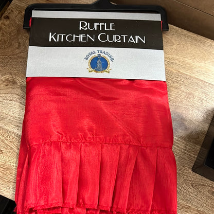 Ruffle Kitchen curtain