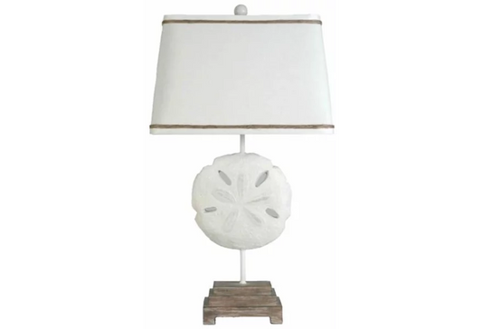 CORAL SAND DOLLOR LAMP